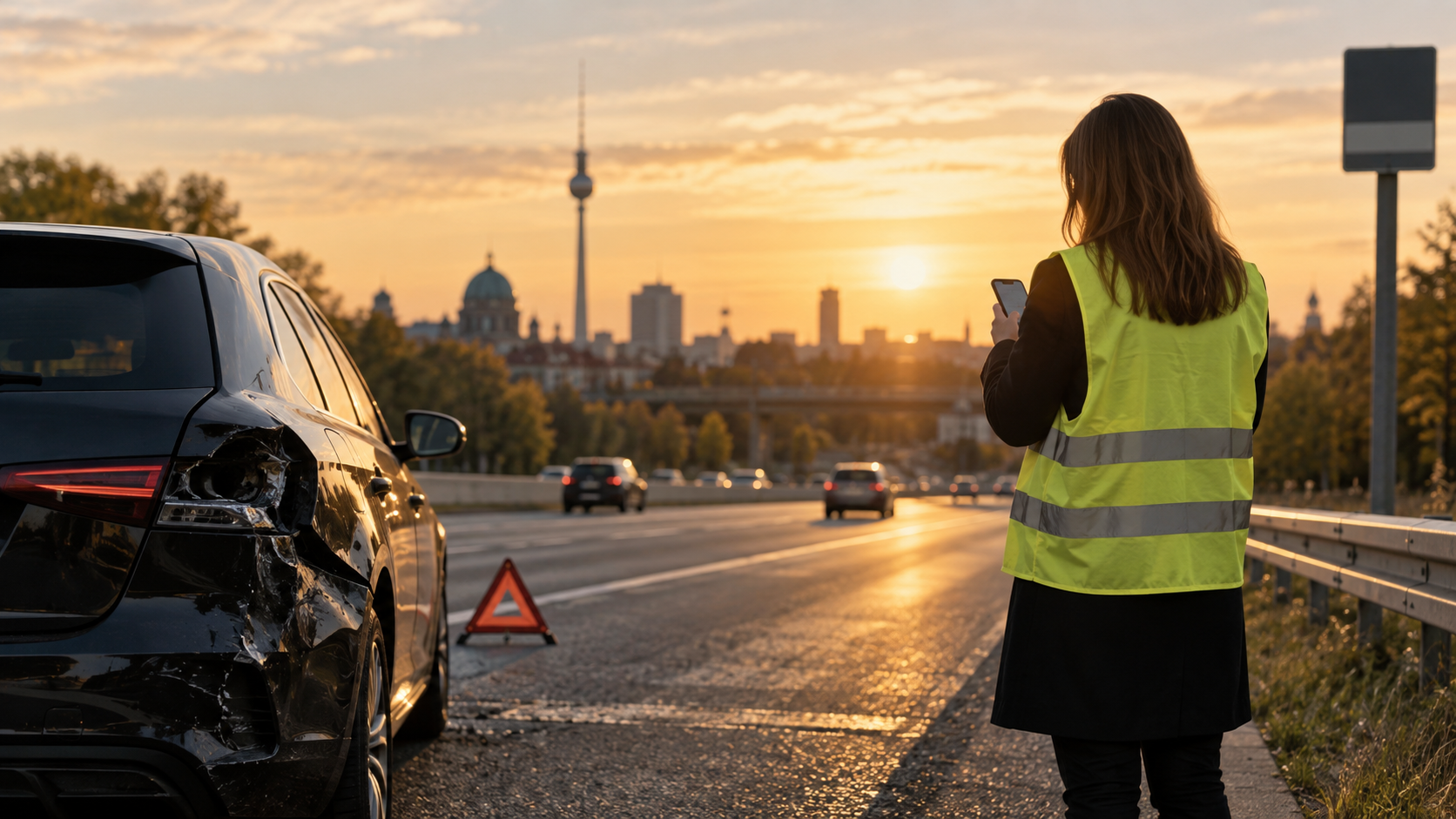 Unfallort in Berlin mit Smartphone sicher bestimmen